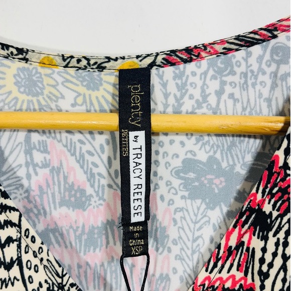 Anthropologie Plenty by Tracy Reese Botanical Pleated Floral Shift Dress XSP - Picture 7 of 12